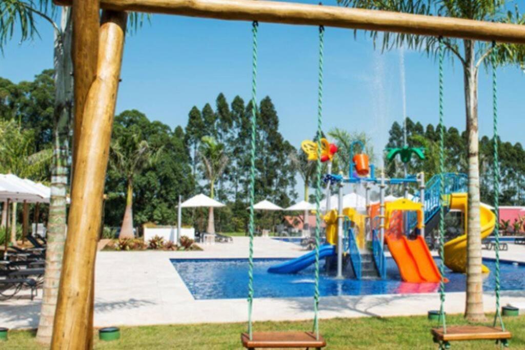 Resort&Lazer Piscinas, Beach Tenis, Bike, Golfe, Pesca, Ar, Wifi Fibra, Tv A Cabo E Lareira Águas de Santa Barbara Eksteriør bilde